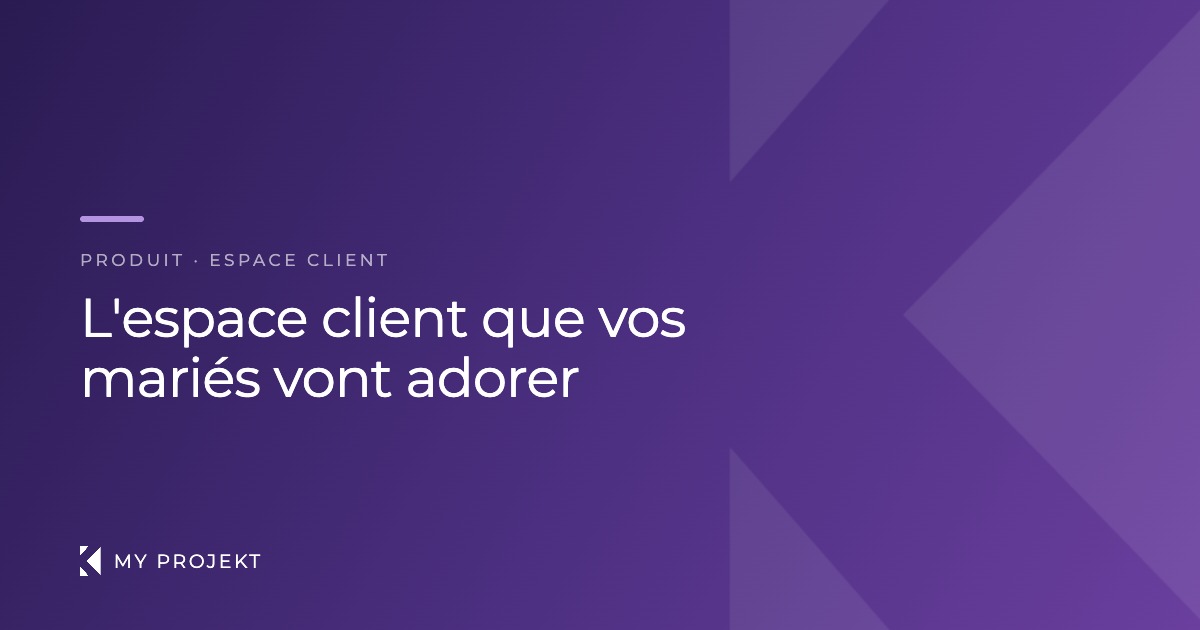 Espace client en ligne My Projekt pour DJ et prestataires de mariage
