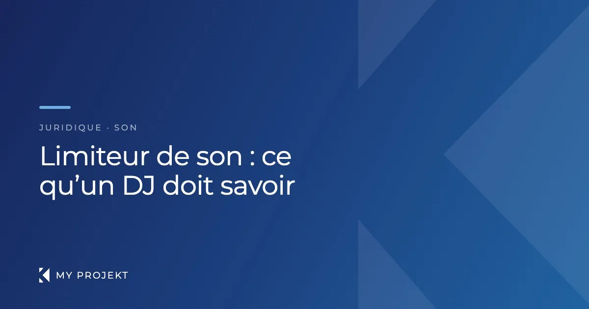 Limiteur de son et réglementation sonore en salle de réception — My Projekt