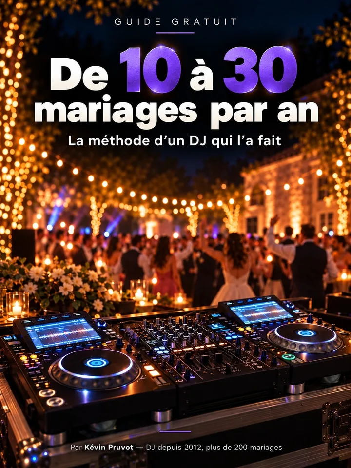 Couverture du guide « De 10 à 30 mariages par an »